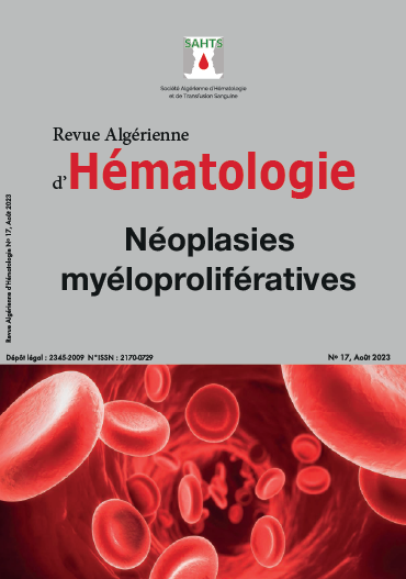 REVUE ALGÉRIENNE D'HÉMATOLOGIE N° 17